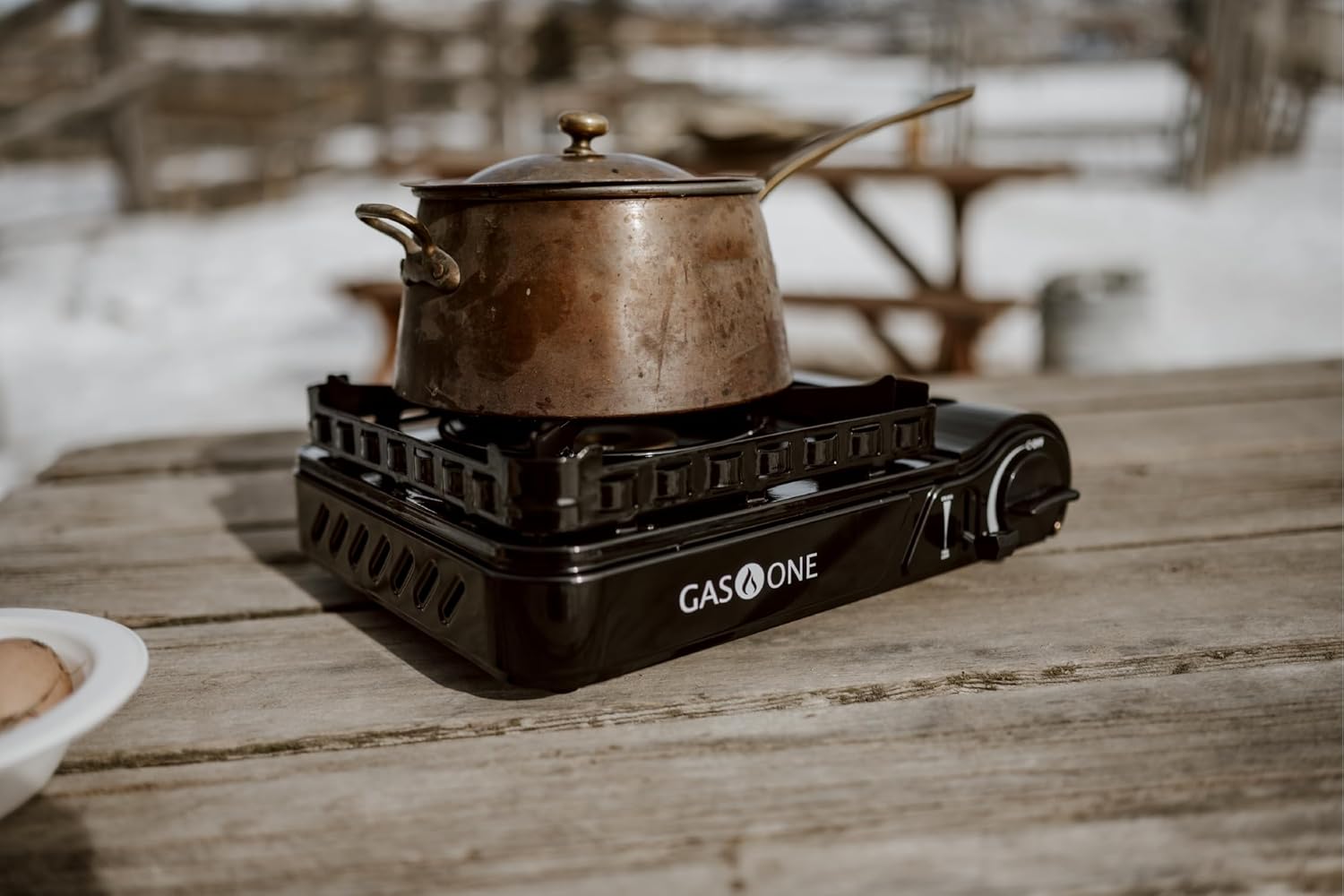 GasOne 15,000 BTU Propane or Butane Stove Dual Fuel Stove Portable Camping Stove - Patented - with Carrying Case Great for Emergency Preparedness Kit - Image 7